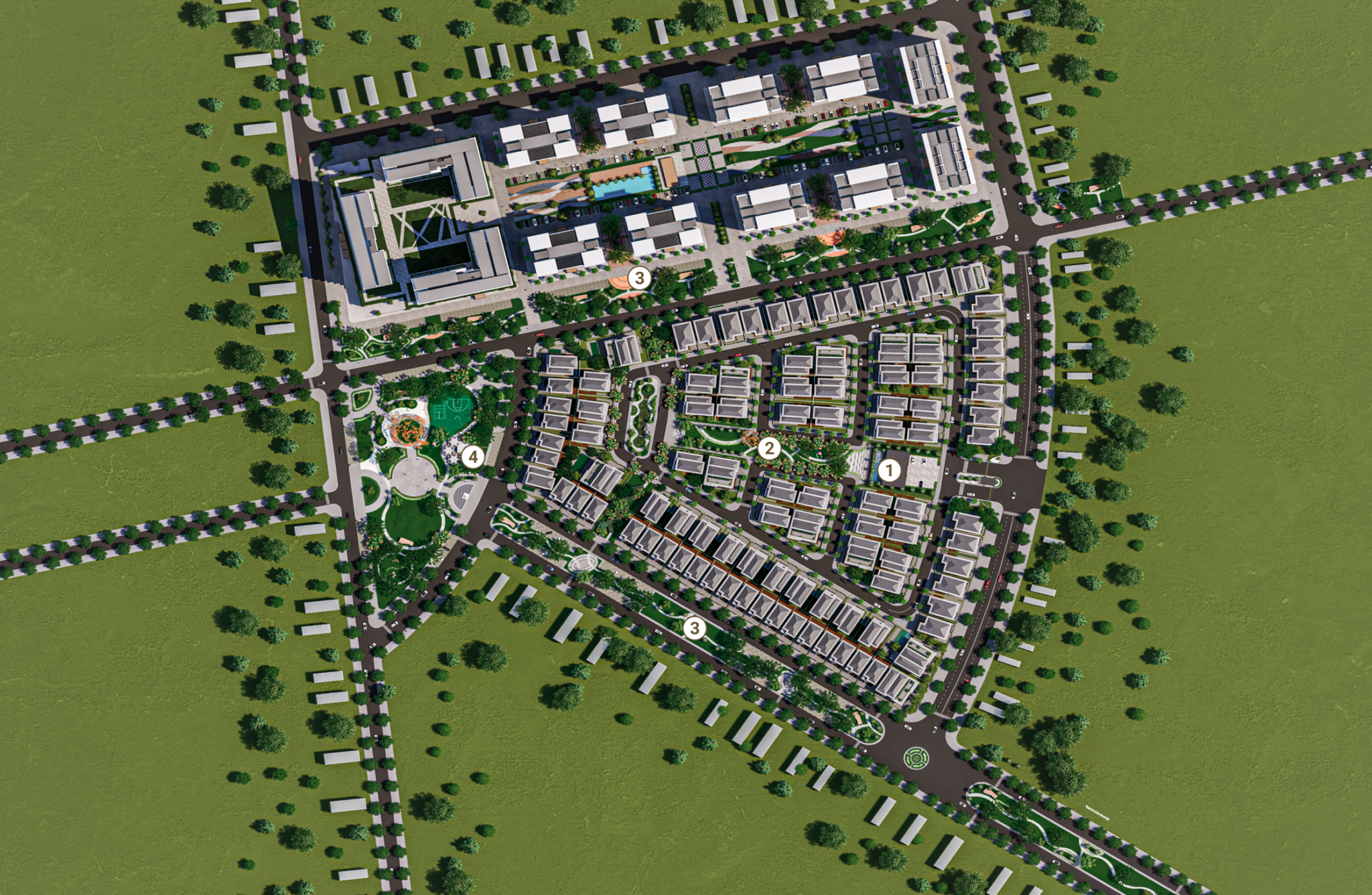 Mặt bằng tổng thể SunFlower II Mặt bằng tổng thể SunFlower II