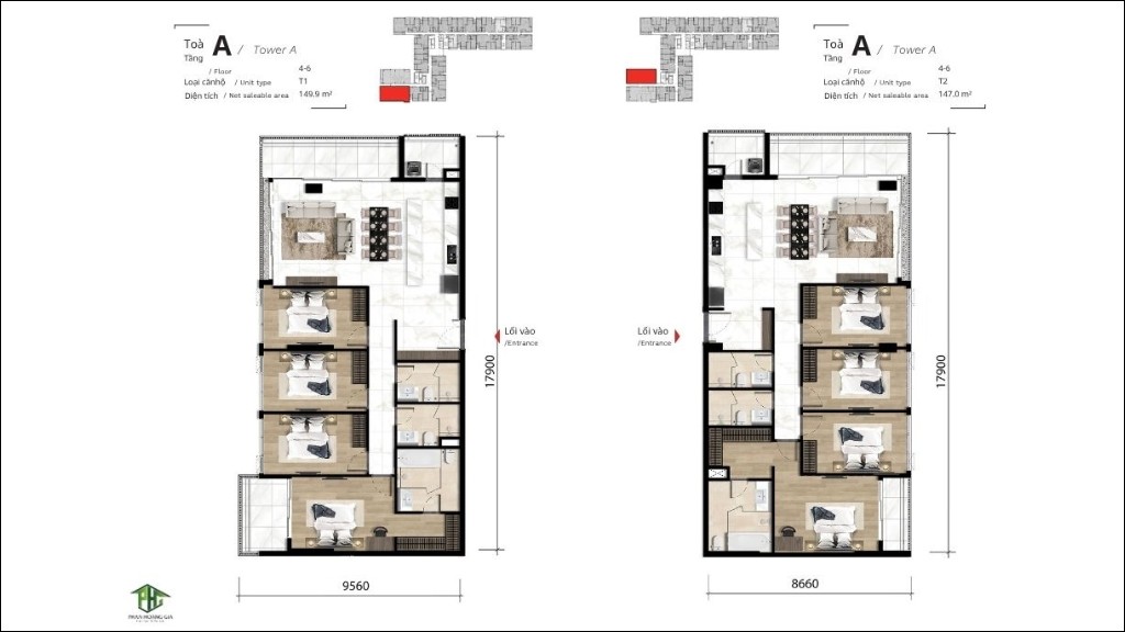 4 - Bedroom Apartment
