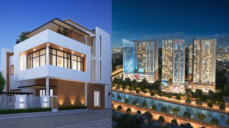 nên mua căn hộ hay nhà phố